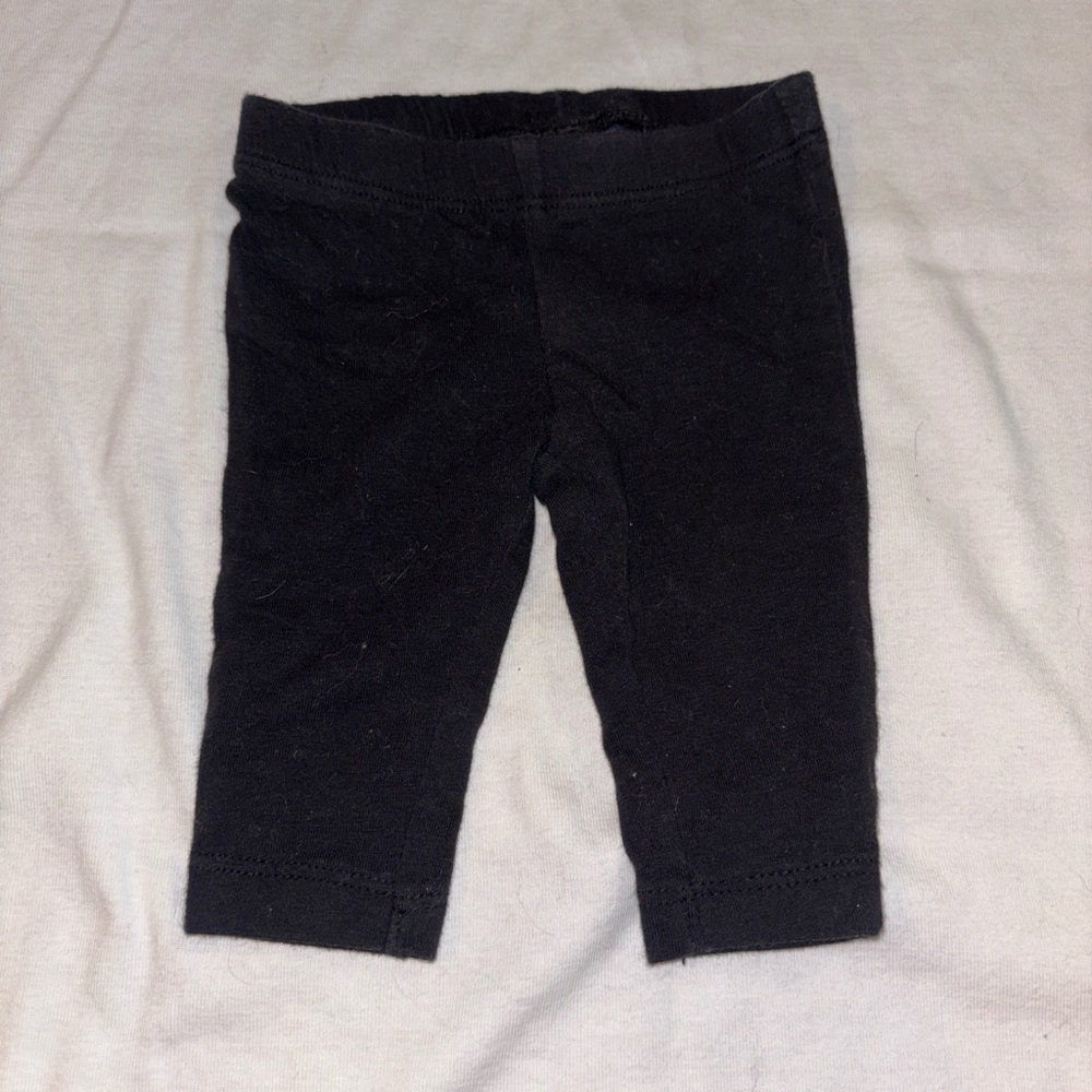 Faded Glory Black Kids Stretch Leggings